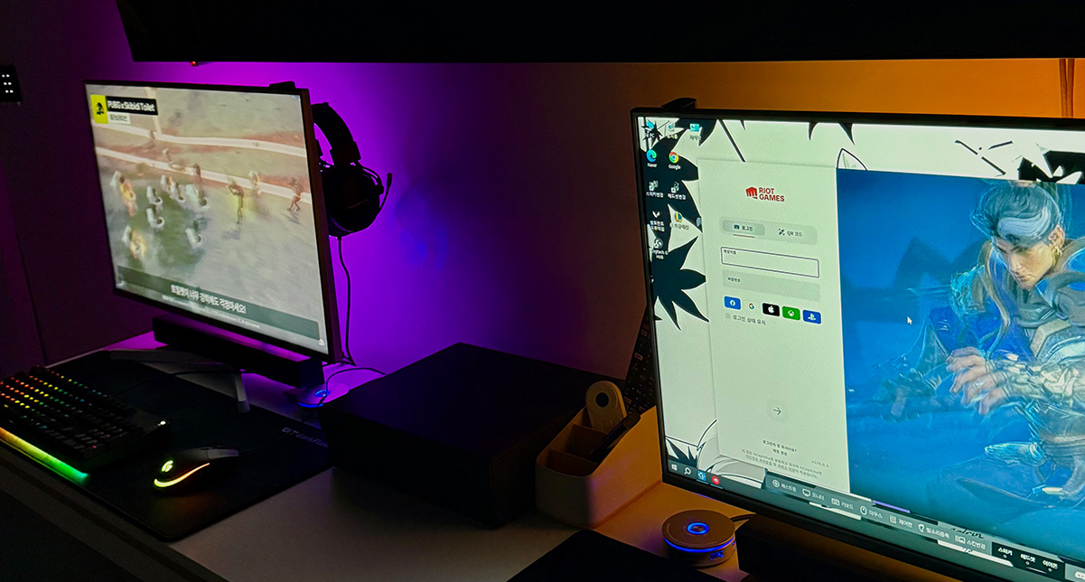 게이밍 커플 PC 테라스